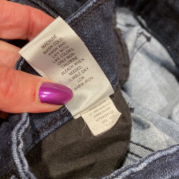 Banana Republic Flare Dark Denim Blue Jeans Limited Edition 28/6 - Picture 13 of 15